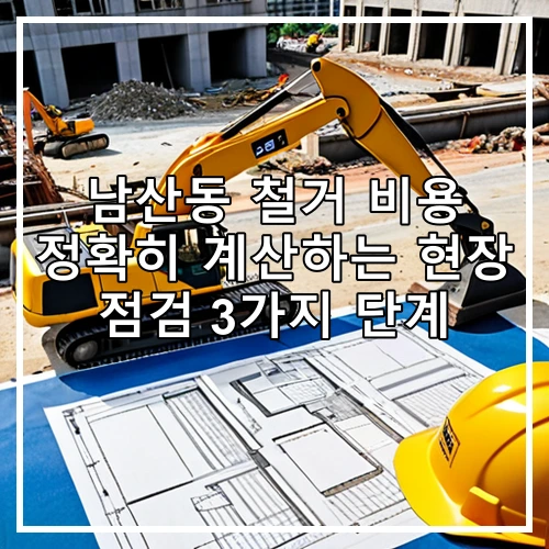 남산동 철거 비용 정확히 계산하는 현장 점검 3가지 단계