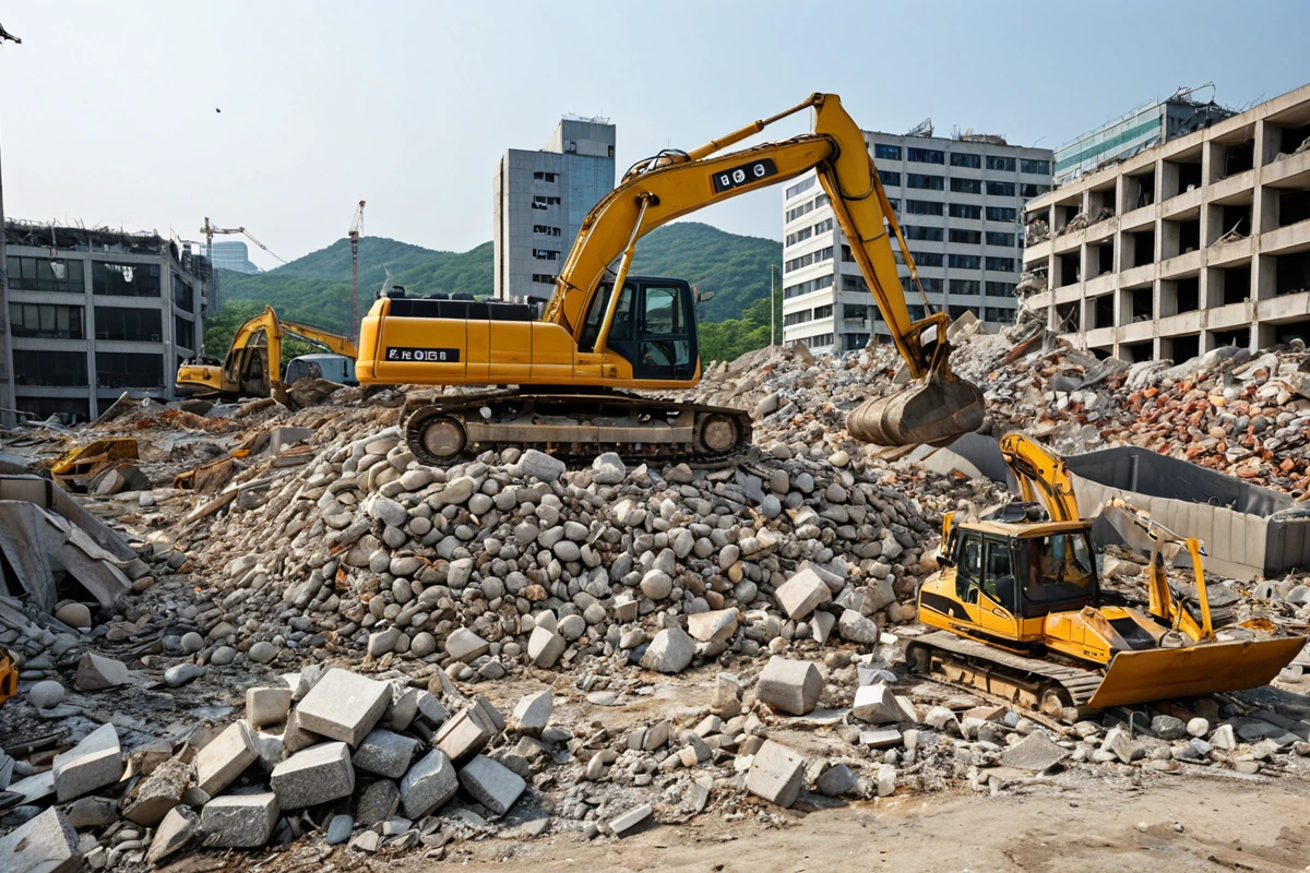 대구학원철거 비용 최적화, 전문가가 알려주는 3가지 팁, 대구학원철거 비용 최적화 전략 관련 실제 현장을 담은 사실적인 사진, 사람(인물)이 전혀 등장하지 않게 합니다. 손·팔·뒷