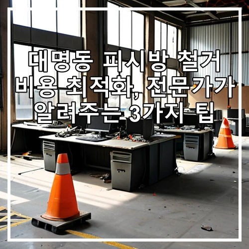 대명동 피시방 철거 비용 최적화, 전문가가 알려주는 3가지 팁